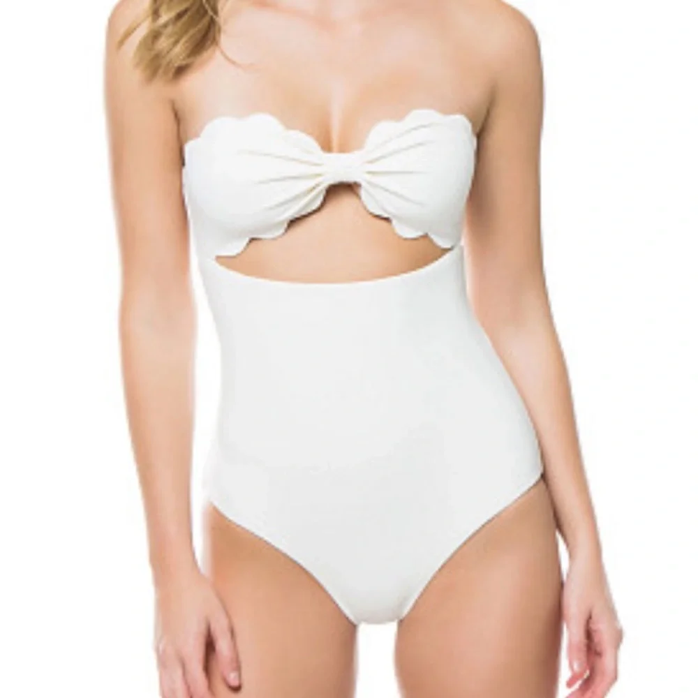 Kate Spade Scalloped Cutout One Piece